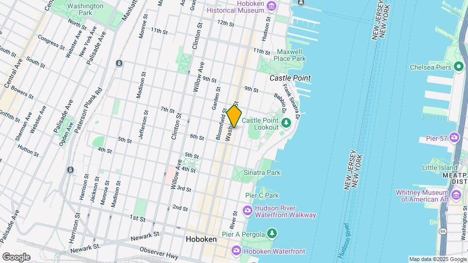 627 Washington St Map and Location Details