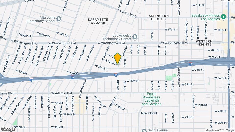 2217 10th Ave Map and Location Details