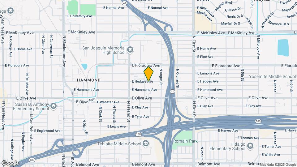 2720 E Hedges Ave Map and Location Details