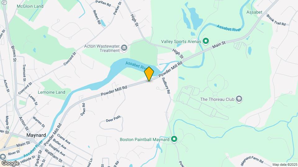 25 Powdermill Rd Map and Location Details