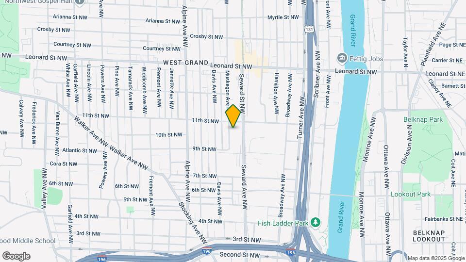 944 Muskegon Ave NW Mapa y Detalles de la Ubicación