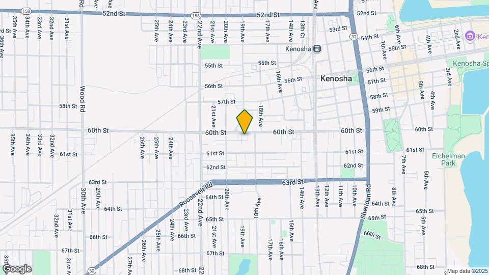 1819 60th St Map and Location Details