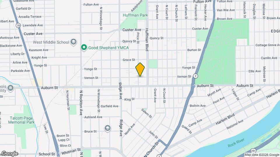 1523 Price St Map and Location Details