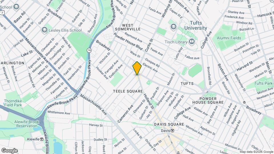 3 Newbury St, Unit 3 Newbury Street # 2 Somerville, MA Map and Location Details