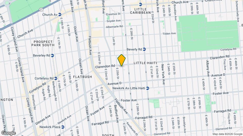 312 E 26th St Map and Location Details