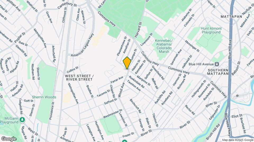 125 Wood Ave, Unit #1 Map and Location Details