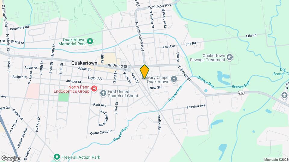 108 S Hellertown Ave Map and Location Details