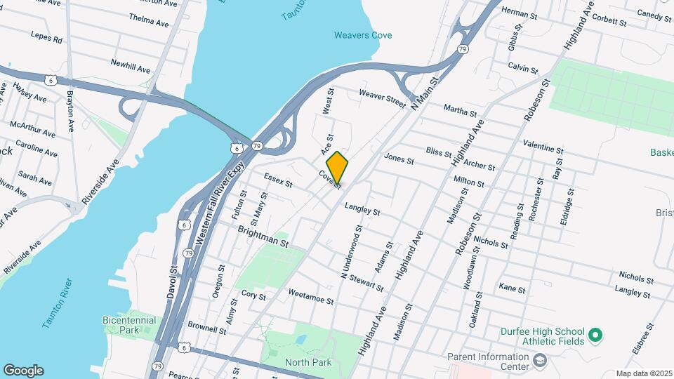 201 Cove St Mapa y Detalles de la Ubicación