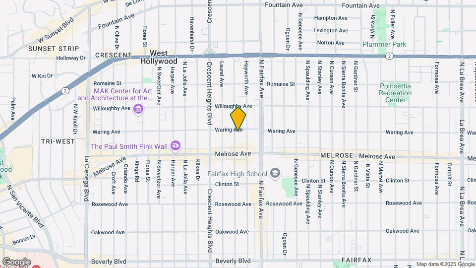 750-756 N Edinburgh Ave Map and Location Details