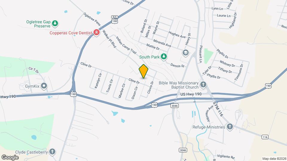 1709 Castroville Trl Map and Location Details