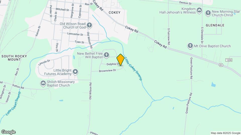 1145 Delphia Dr Map and Location Details