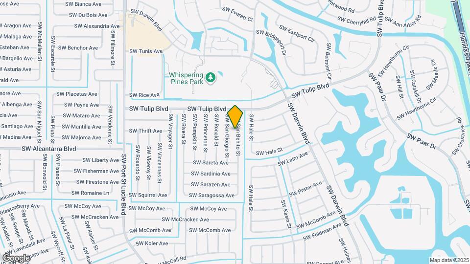 3486 SW San Benito St Map and Location Details