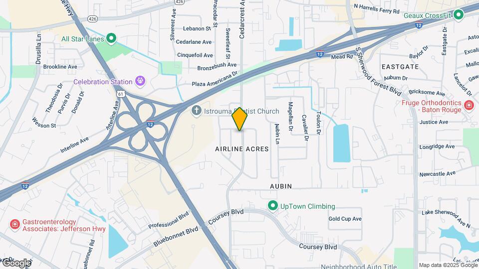 3044 Cedarcrest Ave Map and Location Details