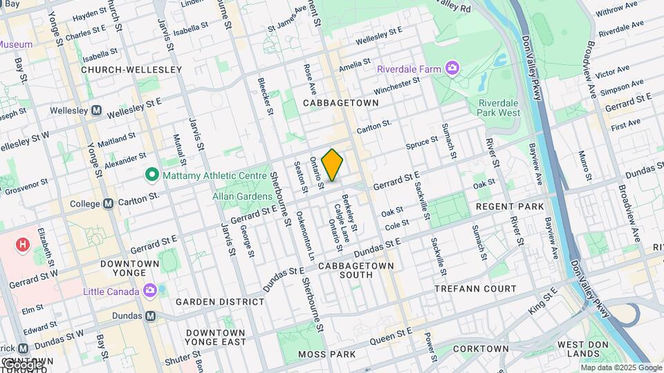 256 Gerrard St E Map and Location Details