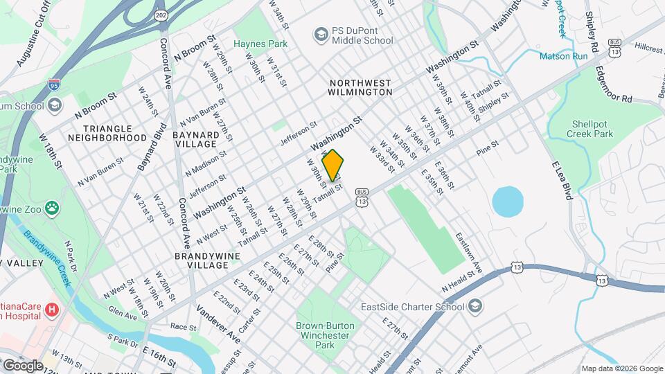 3003 Tatnall St Map and Location Details