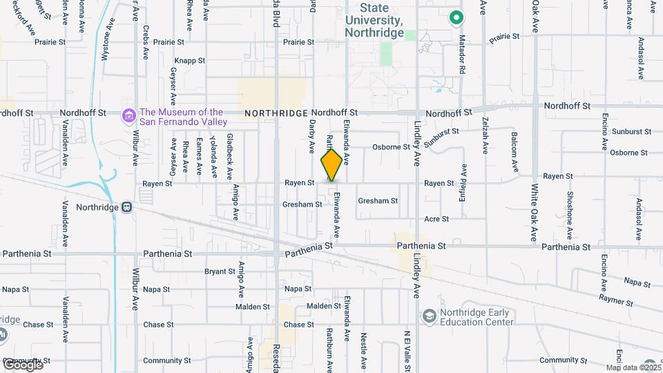 18308 Rayen St Map and Location Details