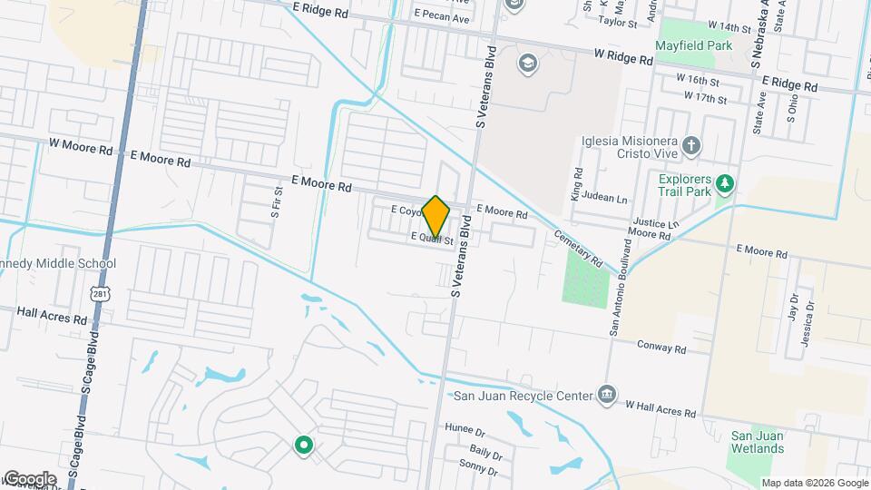 1600 E Quail St Map and Location Details