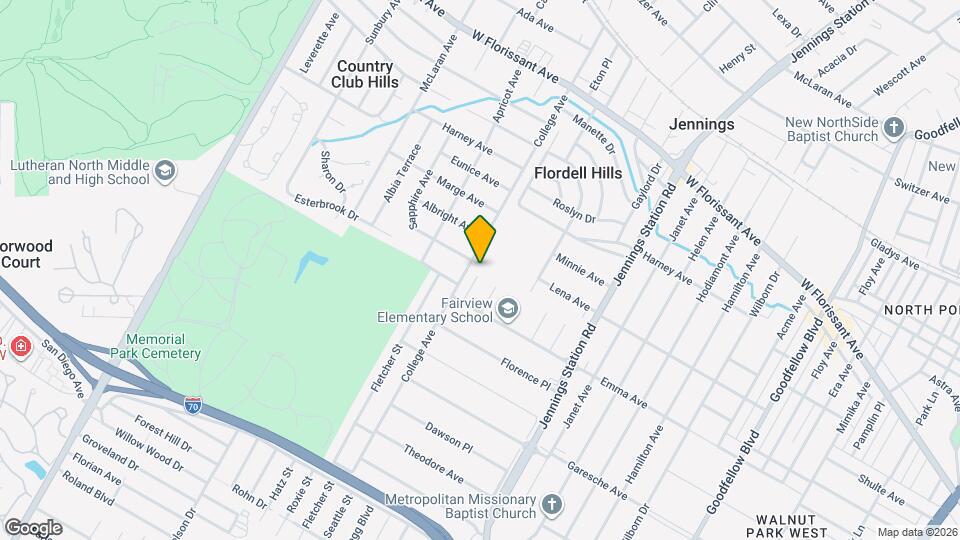5516 Fairridge Ct Map and Location Details