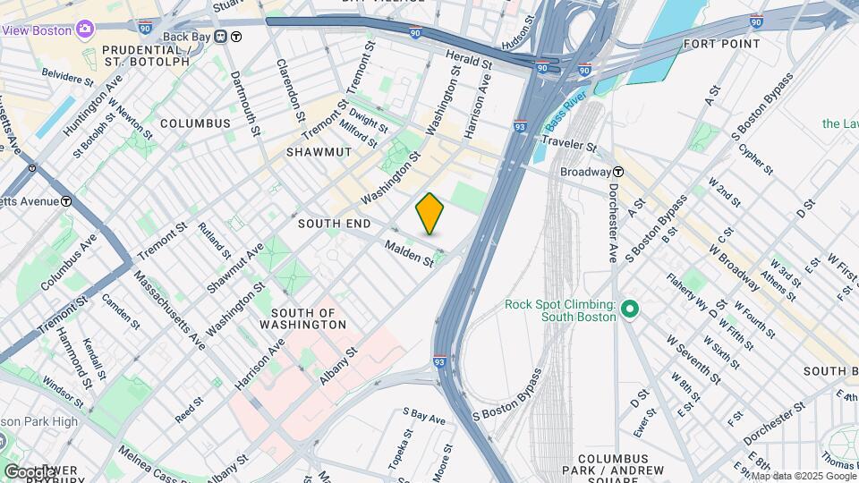 108 Union Park St, Unit 1 Map and Location Details