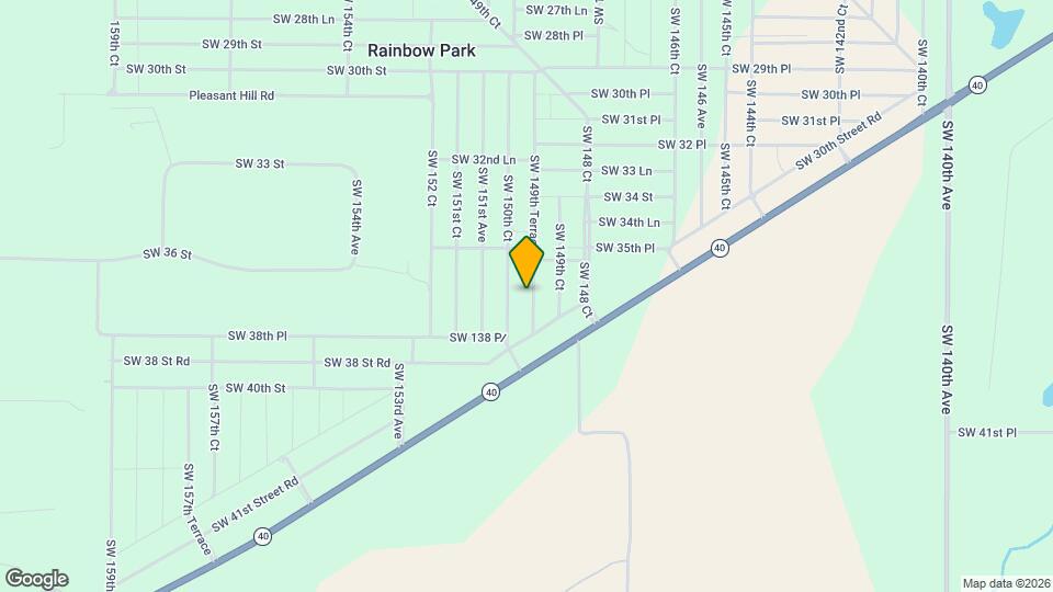 3722 SW 149th Terrace Map and Location Details