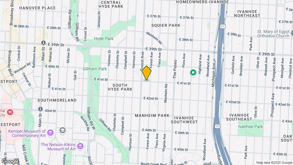 1115 E 41st St-Unit -1119-2E Map and Location Details