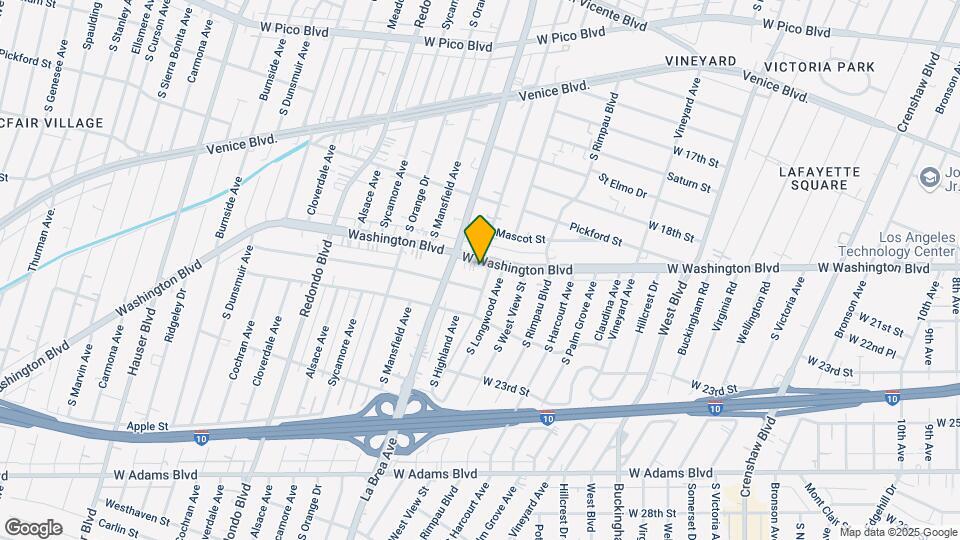 4910 Washington Blvd Map and Location Details