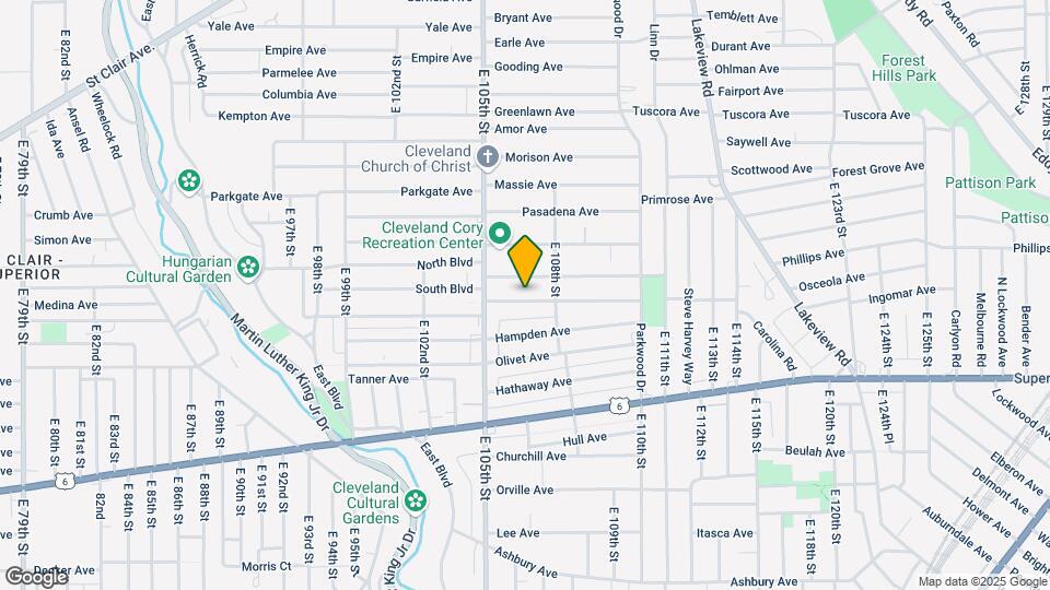 10615 Tacoma Ave Map and Location Details