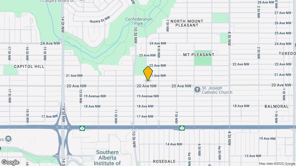 928 20 Av NW Map and Location Details
