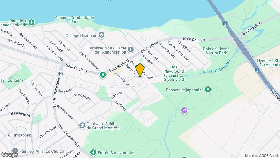 4617 Godard Rue Map and Location Details