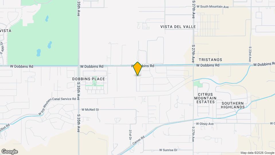 9324 S 30th Ln Map and Location Details