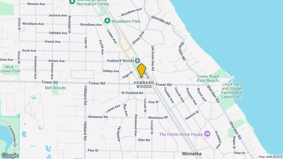 896 Green Bay Rd Map and Location Details