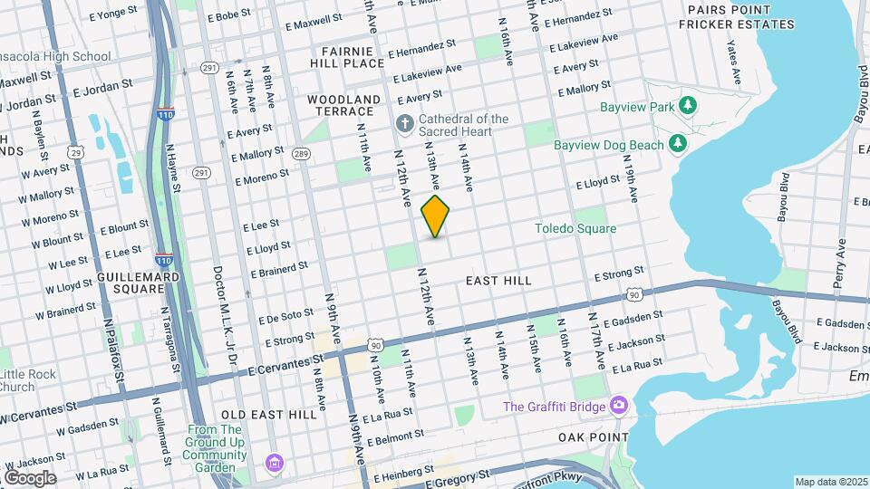 1215 E Brainerd St Map and Location Details