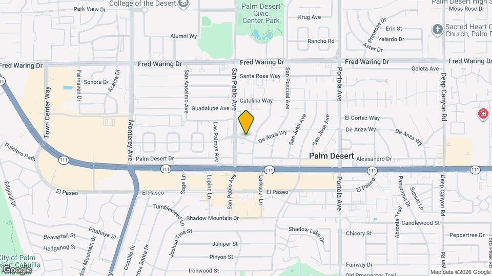 44620 San Rafael Ave Map and Location Details