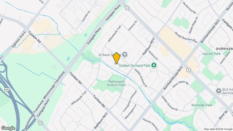 4238 Greybrook Crescent Map and Location Details