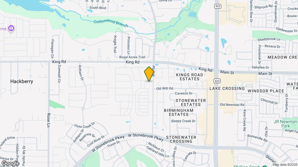 1019 Modesto Dr Map and Location Details