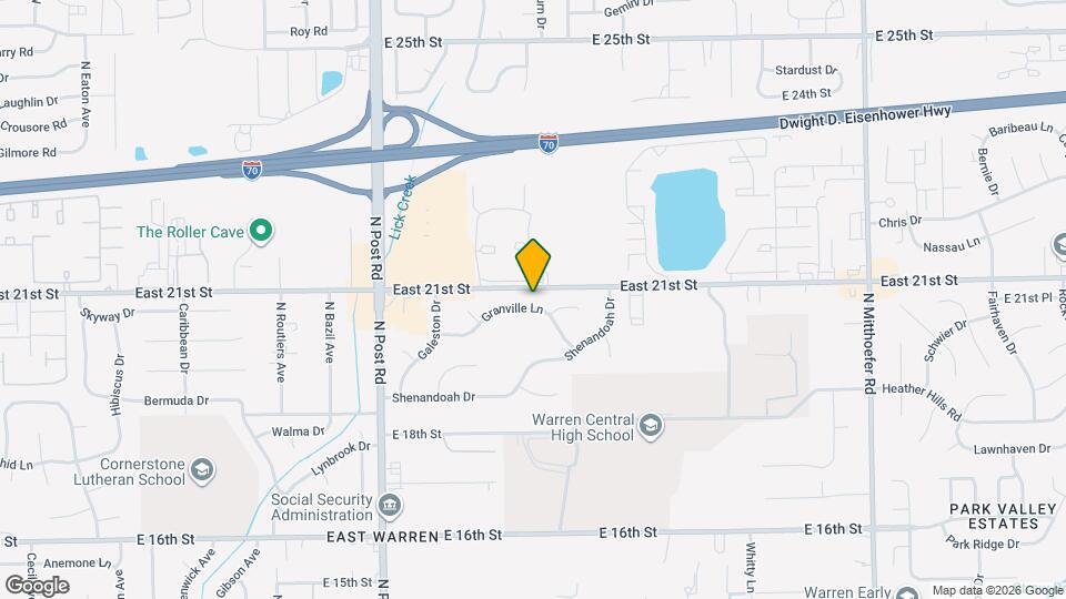 9306 Granville Ln Map and Location Details