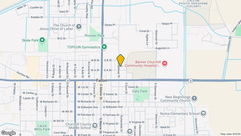 122 N Broadway St Map and Location Details