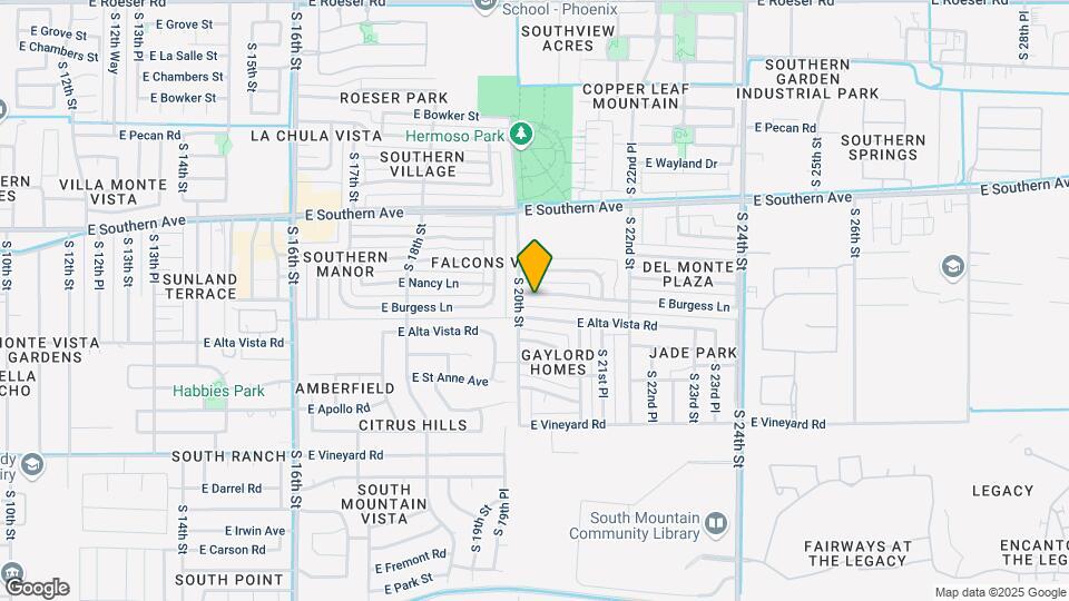 2011 E Burgess Ln Map and Location Details