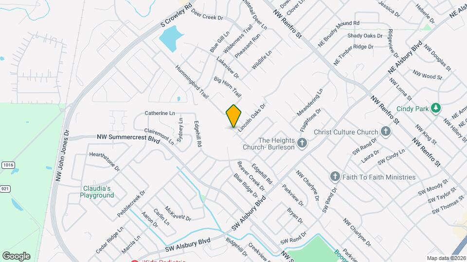 1021 Sierra Vista Ct Map and Location Details