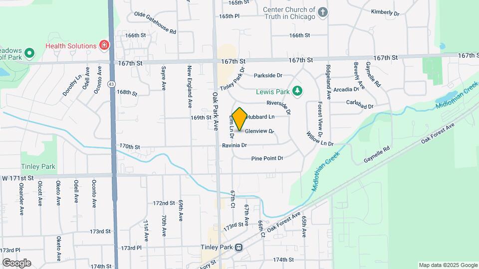 6667 Glenview Dr Map and Location Details