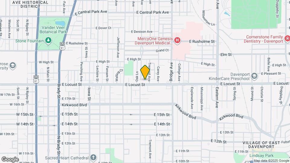 918 E Locust St, Unit 2 Map and Location Details