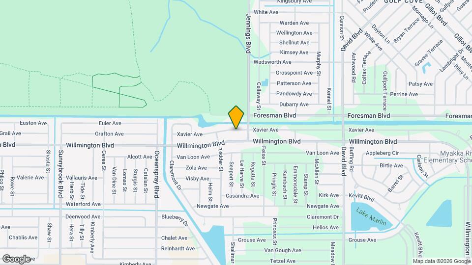 11969 Xavier Ave Map and Location Details