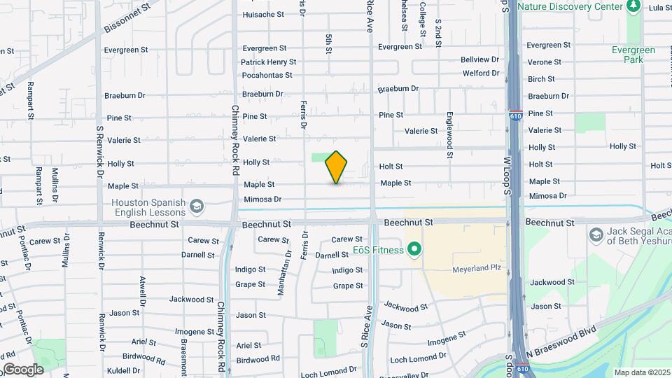 5121 Maple St Mapa y Detalles de la Ubicación