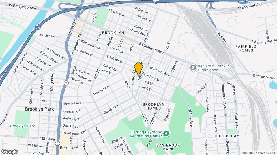 3912 8th St Map and Location Details