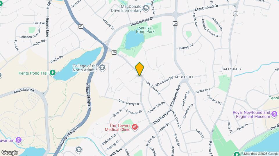 117 Portugal Cove Rd Map and Location Details