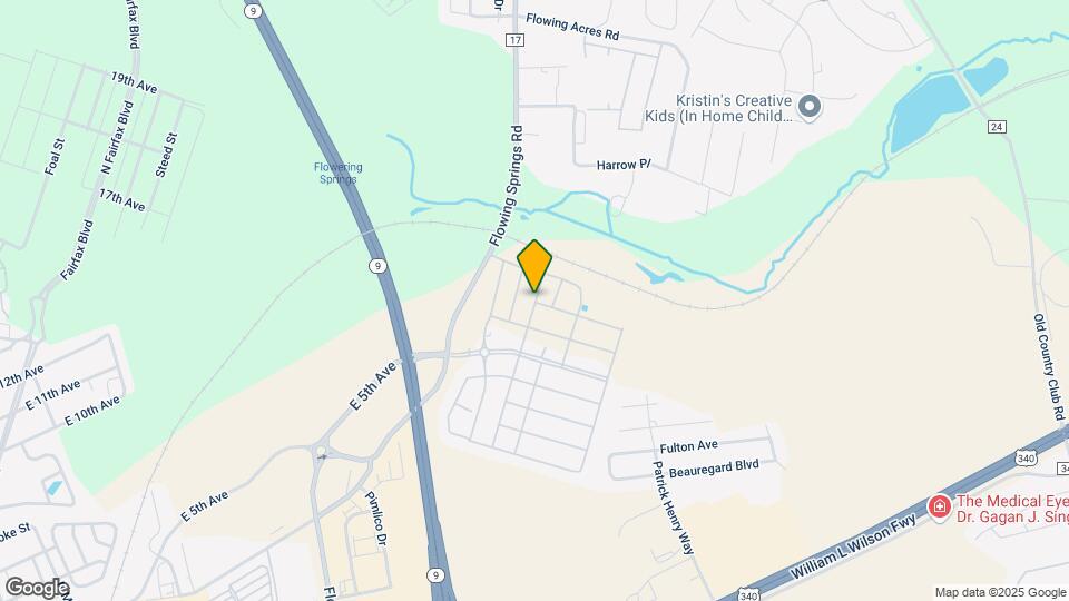 323 Mineral Springs Rd Map and Location Details
