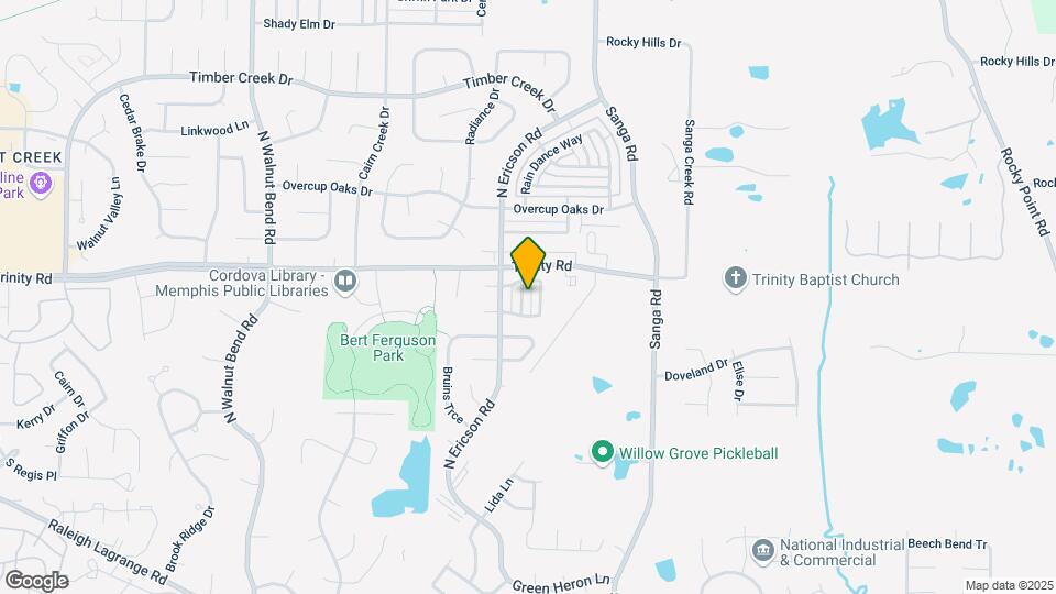 610 W Ashley Glen Cir Map and Location Details