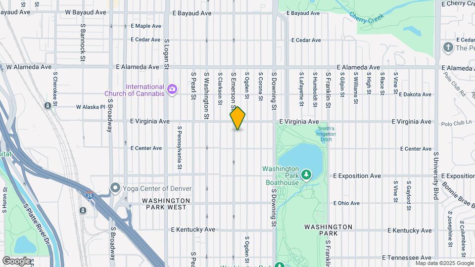 540 S Emerson St Map and Location Details