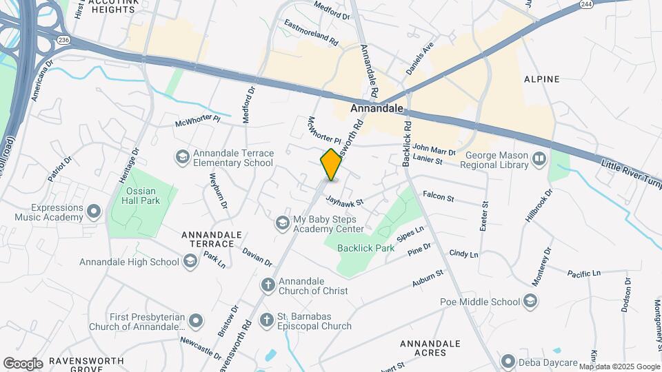 4541 Ravensworth Rd Map and Location Details