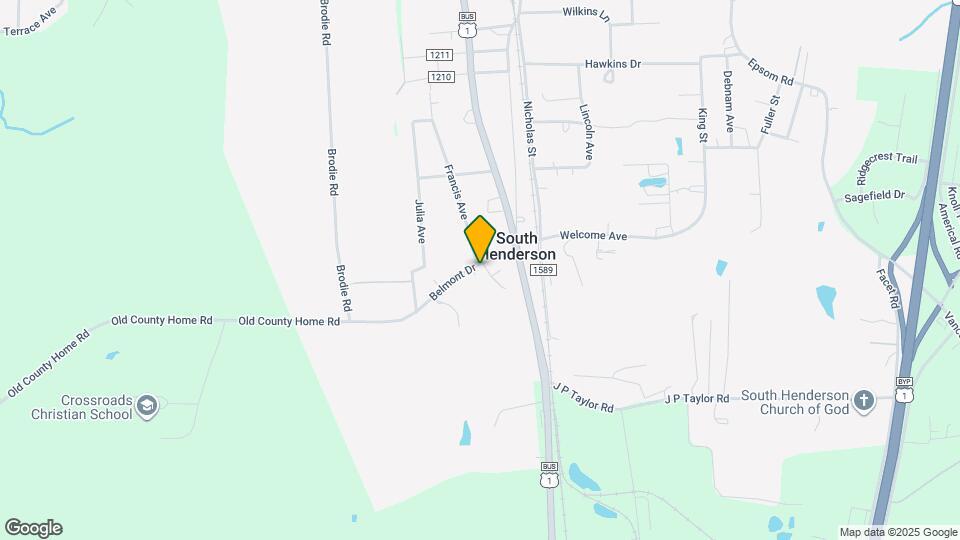 203 Belmont Dr Map and Location Details